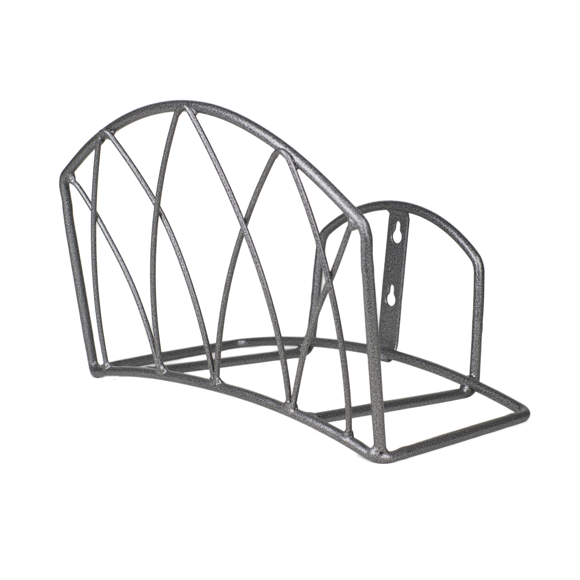 Yard Butler Heavy Duty Hose Hanger – Decorative Basket Design, Powder-Coated Steel, Holds 125’ of 5/8” Hose, Rust-Resistant Wall Mount – Model IHH-BSKT